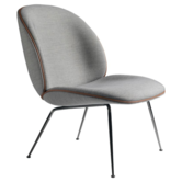 Gubi - Beetle lounge chair upholstered - base black