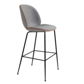 Gubi - Beetle barstool fully upholstered - conic base 75