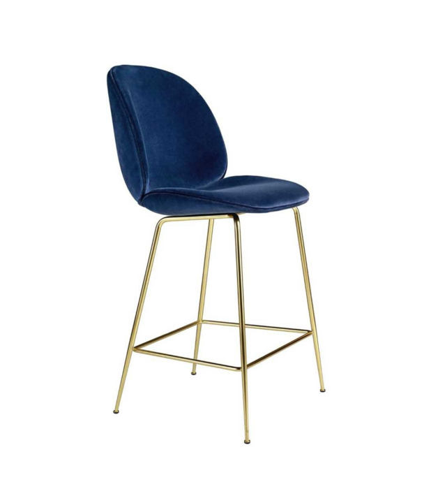 Gubi  Gubi - Beetle barstool fully upholstered - conic base 75