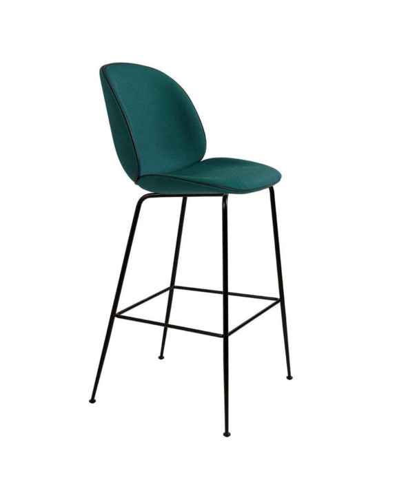 Gubi  Gubi - Beetle barstool fully upholstered - conic base 75