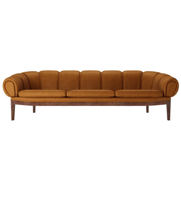 Gubi  Gubi - Croissant 3 seater sofa