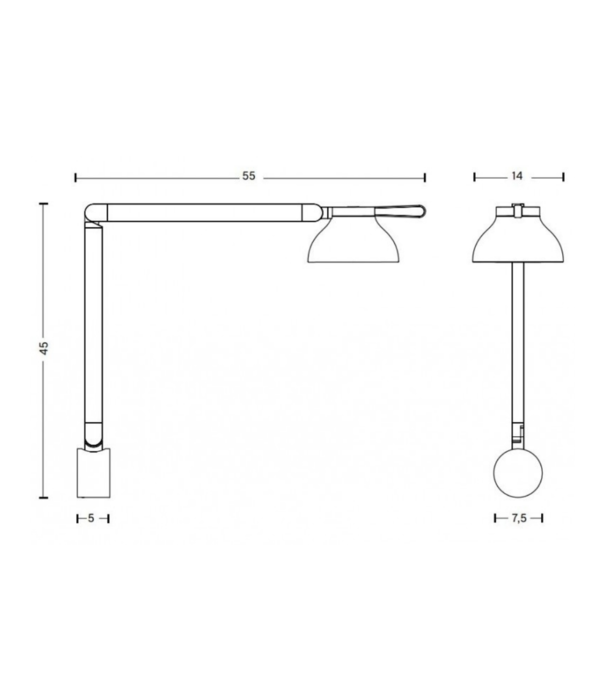 Hay  Hay - PC double arm wall bracket