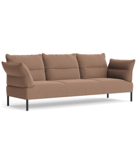 Hay - Pandarine 3-seater Sofa with reclining armrest - oak base