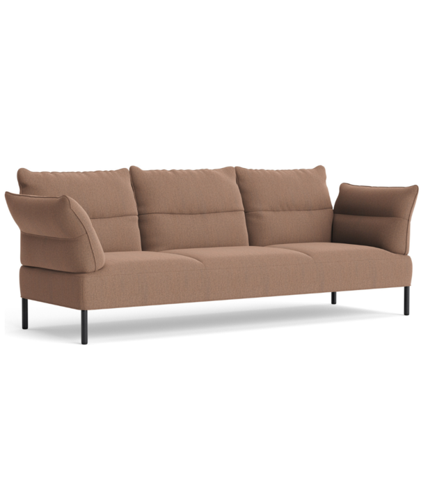 Hay  Hay - Pandarine 3 seater sofa with reclining armrest - oak base