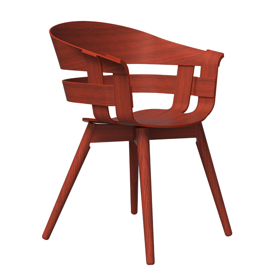 Wick chair wood base NORDIC NEW