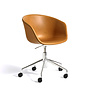 Hay - AAC 53 chair leather - aluminium base 5 castors and gas lift