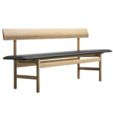 Mogensen 3171 bank eiken - leer