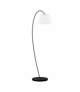 Snowdrop Floor Lamp black base