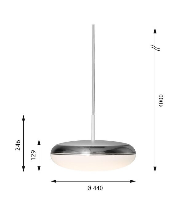 Louis Poulsen  Silverback  Hanglamp Ø44