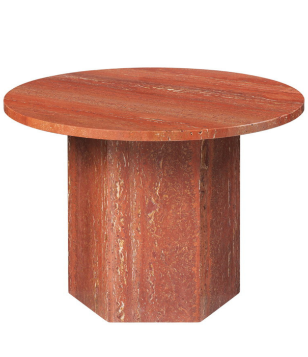 Gubi  Gubi - Epic coffee table round travertine Ø60