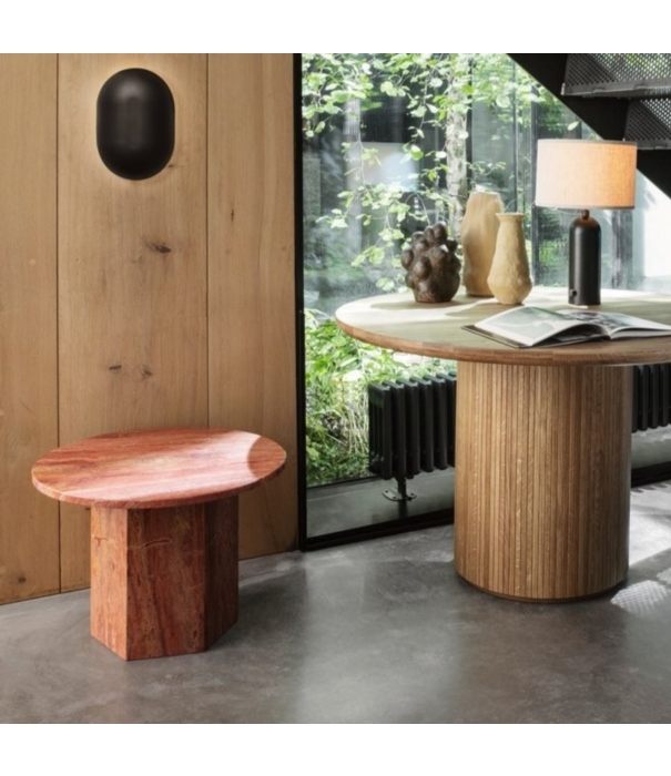 Gubi  Gubi - Epic salontafel rond travertine Ø60