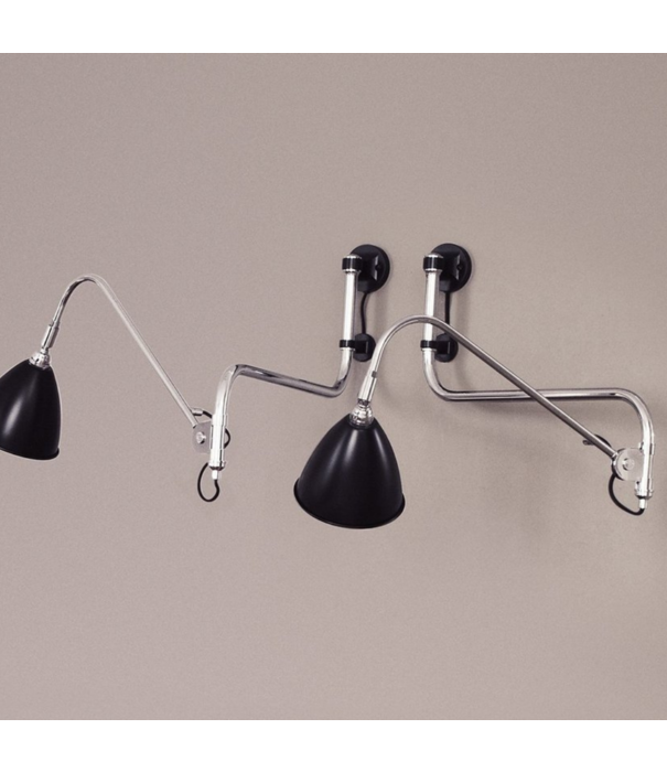 Gubi  Gubi - BL 10 wall lamp - Ø16 - chrome base