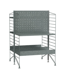 Outdoor J combinatie Galvanized