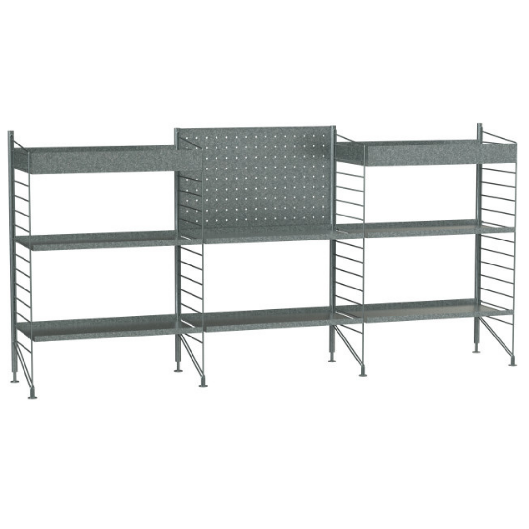 String Outdoor Kast combinatie M Galvanized - Nordic New