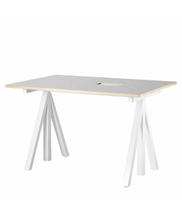 String  Furniture Works Bureau licht grijs linoleum