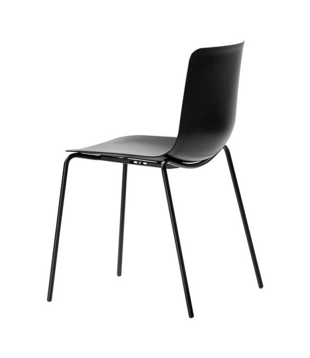 Fredericia  Fredericia - Pato 4 leg chair - black tube base