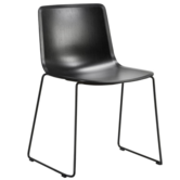 Pato sledge chair - black sledge base