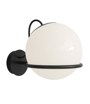 Astep: Model 238/1 wall lamp black Ø20