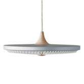 Le Klint: Soleil Silver Cloud pendant lamp Ø50