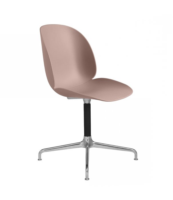 Gubi  Gubi Beetle Meeting chair 4 star base polished aluminium