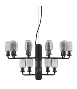 Normann Copenhagen - Amp chandelier small Ø62,5