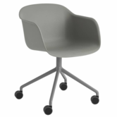 Muuto - Fiber armchair with castors