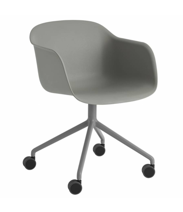 Muuto  Muuto  Fiber Armchair swivel with castors