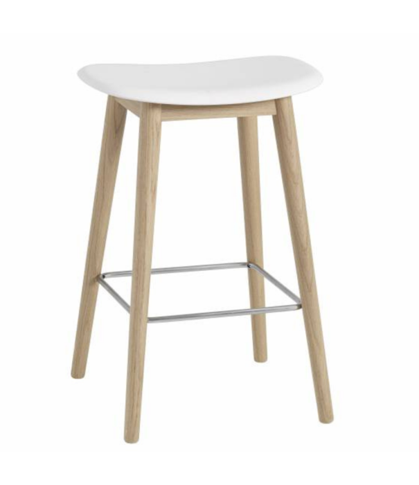 Muuto  Muuto - Fiber counter stool - wood base