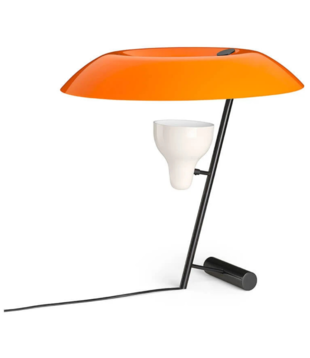 Astep:Model 548 table lamp dark brass - orange