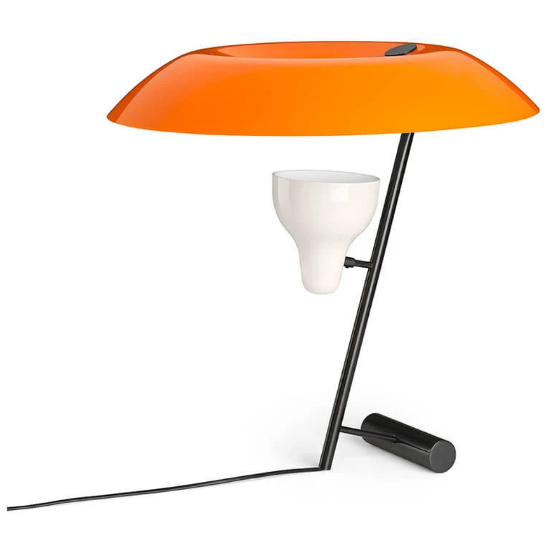 zweer halfgeleider seks Model 548 tafellamp donker messing - oranje - Nordic New