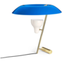 Astep:Model 548 tafellamp messing - azuur blauw