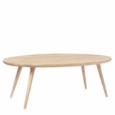 Accent coffee table oval