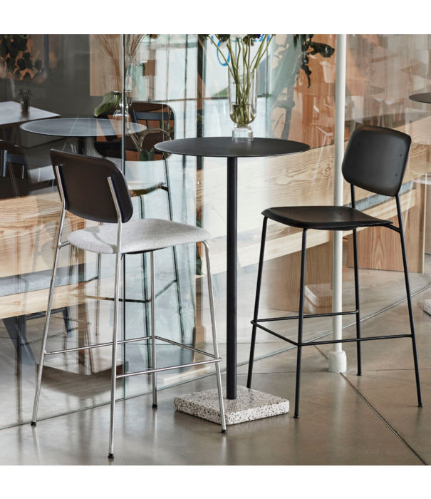 Hay  Hay - Soft Edge P10 bar stool grey