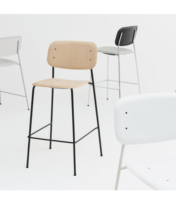 Hay  Hay - Soft Edge P10 bar stool white