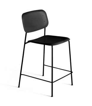 Hay - Soft Edge 90 bar stool black