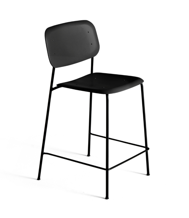 Hay  Hay - Soft Edge 90 bar stool black