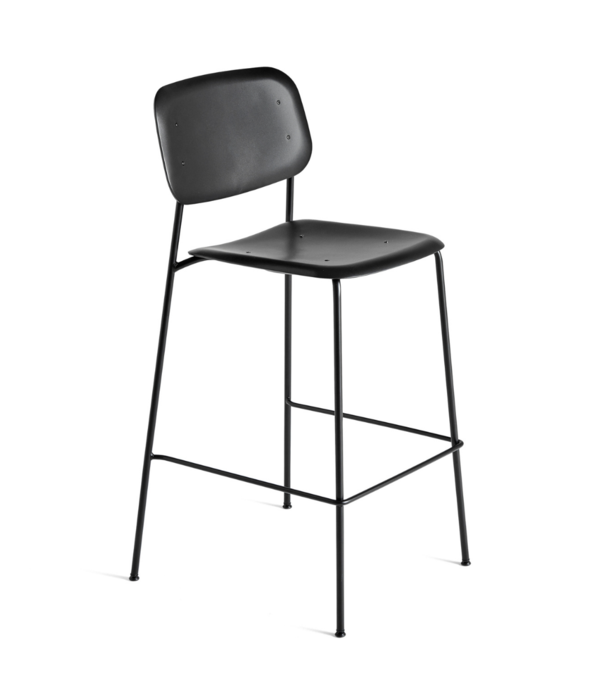 Hay  Hay - Soft Edge 90 bar stool black