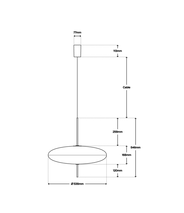 Astep  Astep: Model 2065 Led Hanglamp