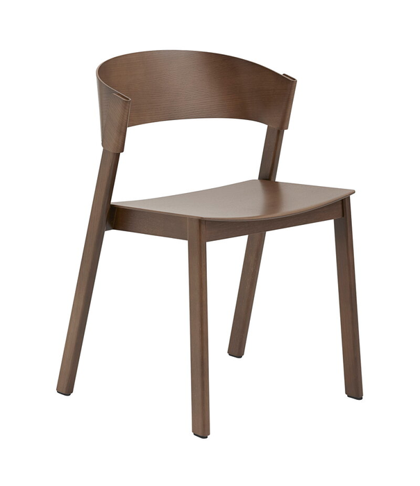 Muuto  Cover Side Chair stained dark brown