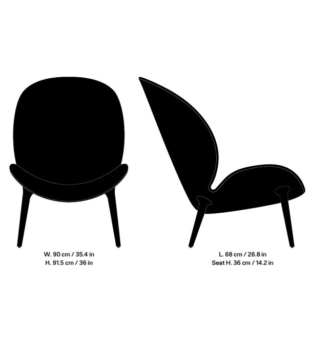 Vipp  Vipp 466 Lodge lounge chair umber, dark oak