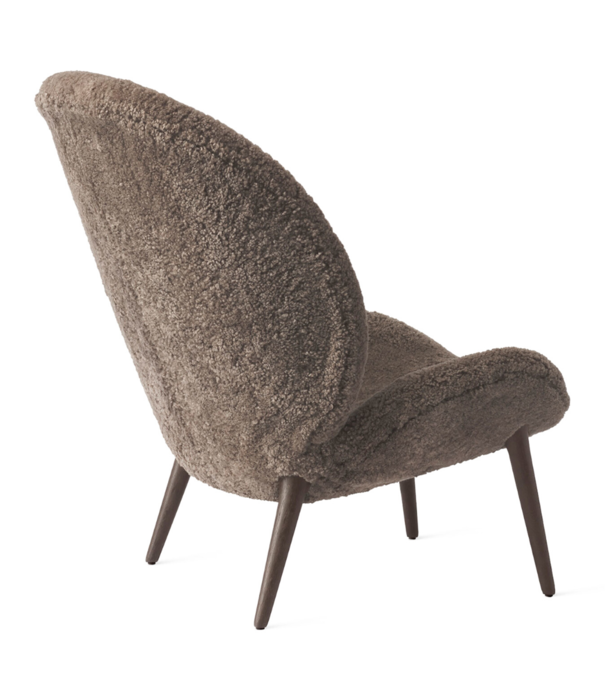 Vipp  Vipp 466 Lodge lounge stoel umber, donker eiken