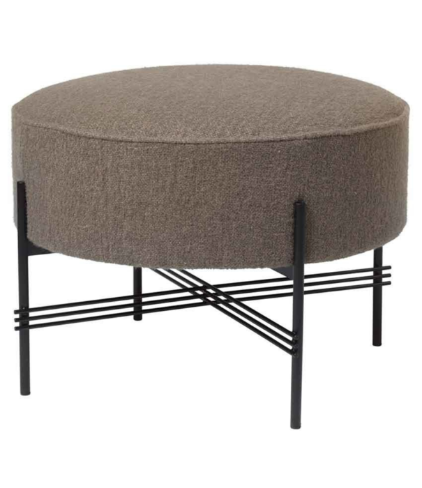 Gubi  Gubi - TS Pouffe upholstered round Ø55