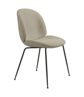 Beetle chair boucle 008 sand - base conic