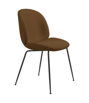 Gubi - Beetle chair boucle 006 amber - base conic