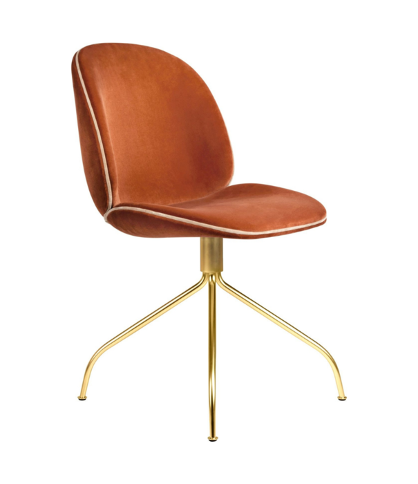 Gubi  Gubi Beetle Meeting Chair upholstered, swivel base black