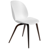 Gubi - Beetle dining chair - walnut wood base