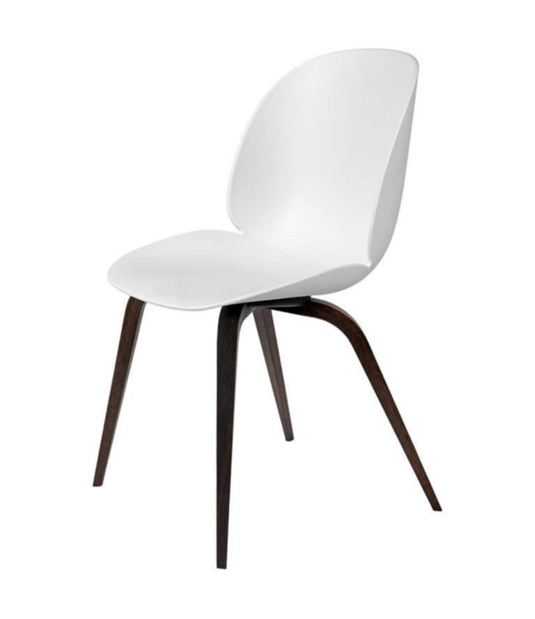 Gubi  Gubi Beetle dining chair recycled plastic, walnut wood base
