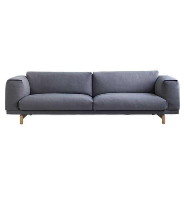 Muuto  Muuto Rest 3-seater Sofa, oak wood base variants