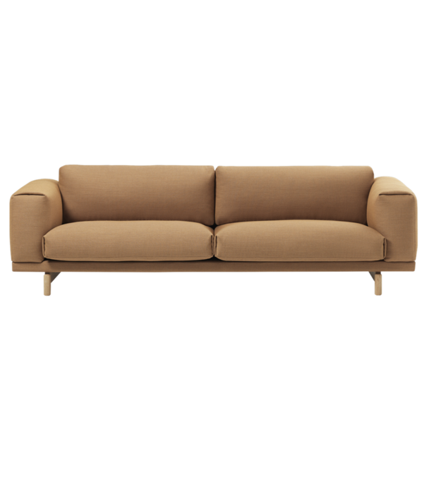 Muuto  Muuto Rest 3-seater Sofa, oak wood base variants