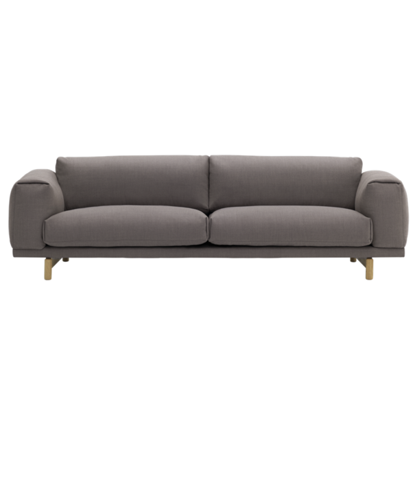 Muuto  Muuto Rest 3-seater Sofa, oak wood base variants